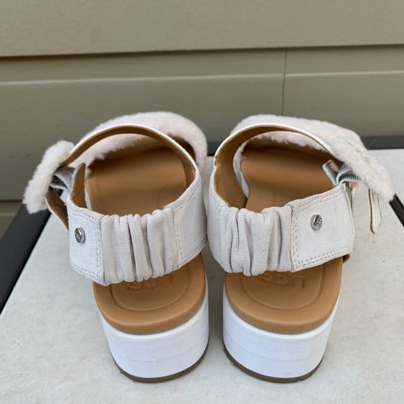 UGG LeFluff Chella Fluffy Sandal - Picture 8 of 13